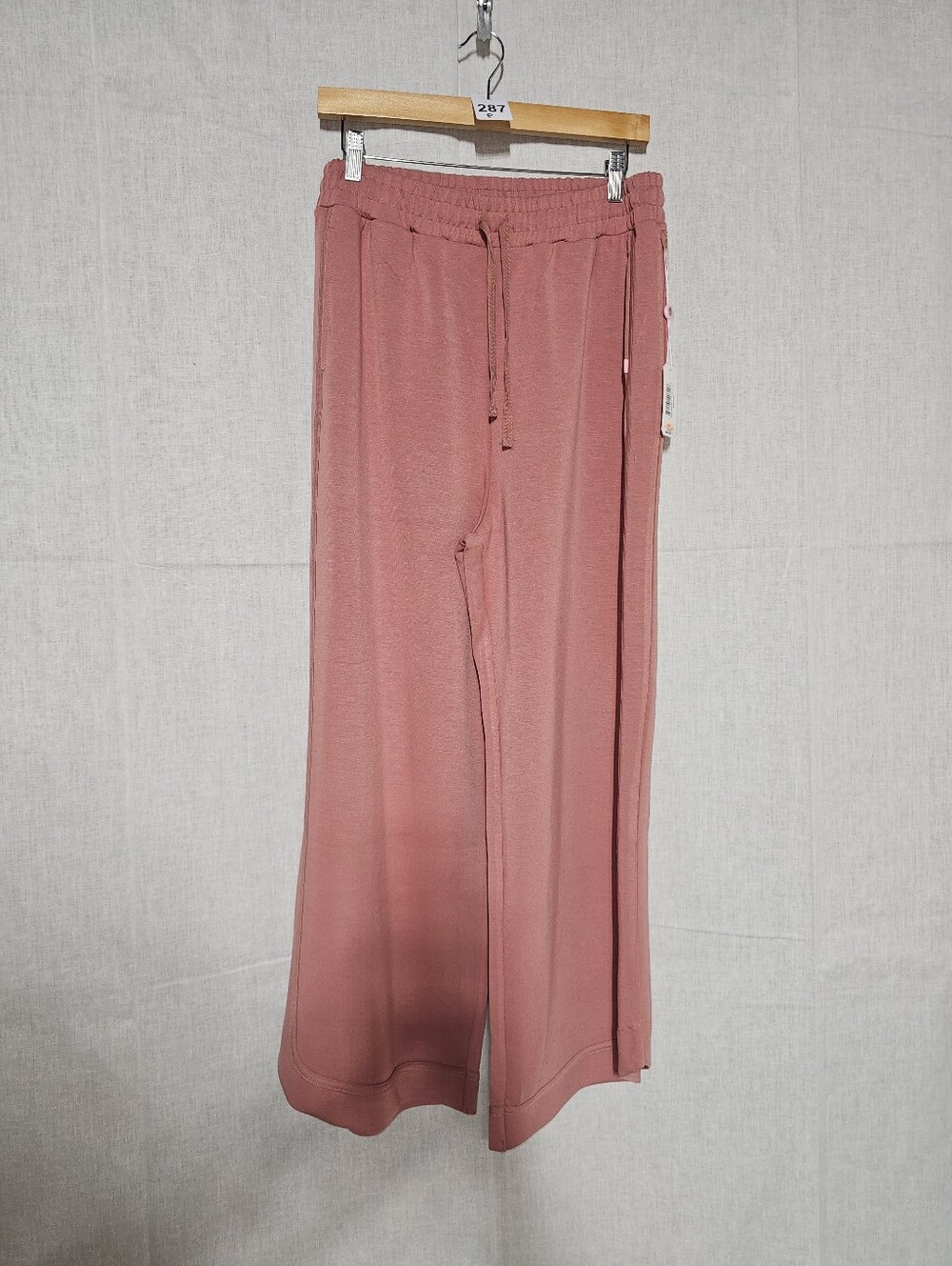 Simply Southern Wide-Leg Lounge Pants in Dusty Rose